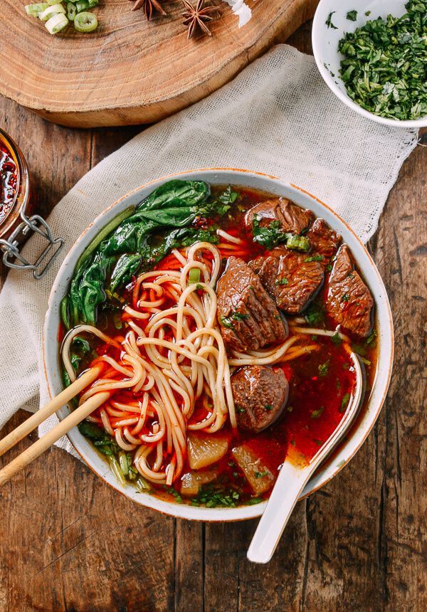 Sichuan Braised Beef Noodle Soup