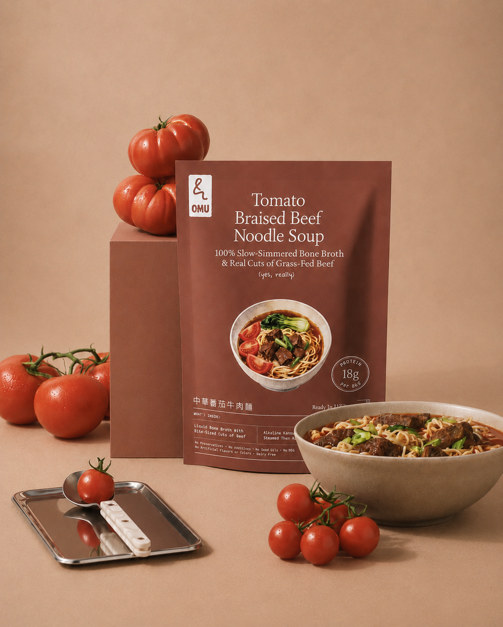 Tomato Braised Beef Noodle Soup