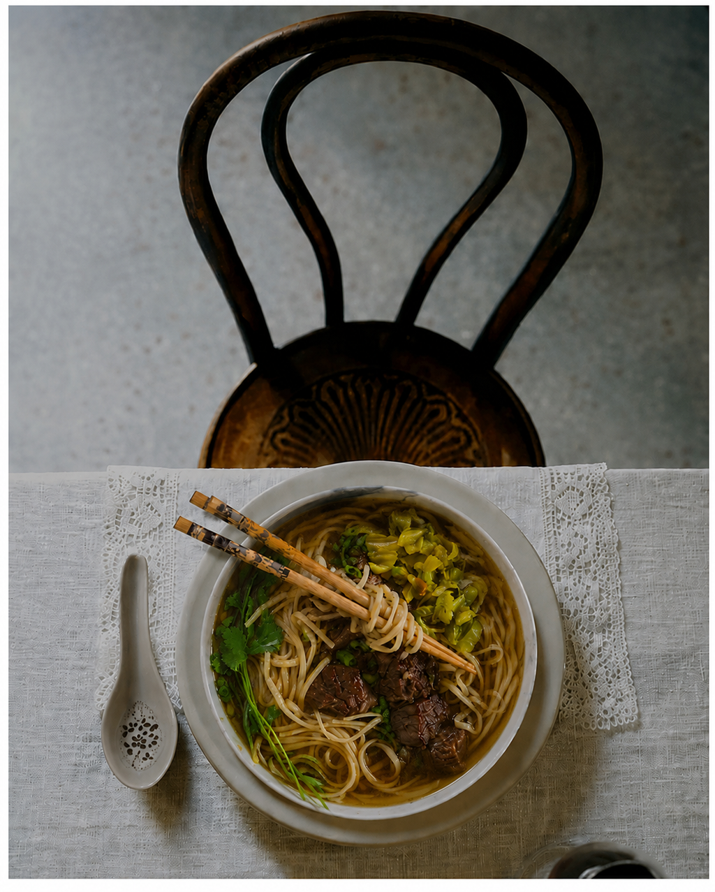 Tomato Braised Beef Noodle Soup