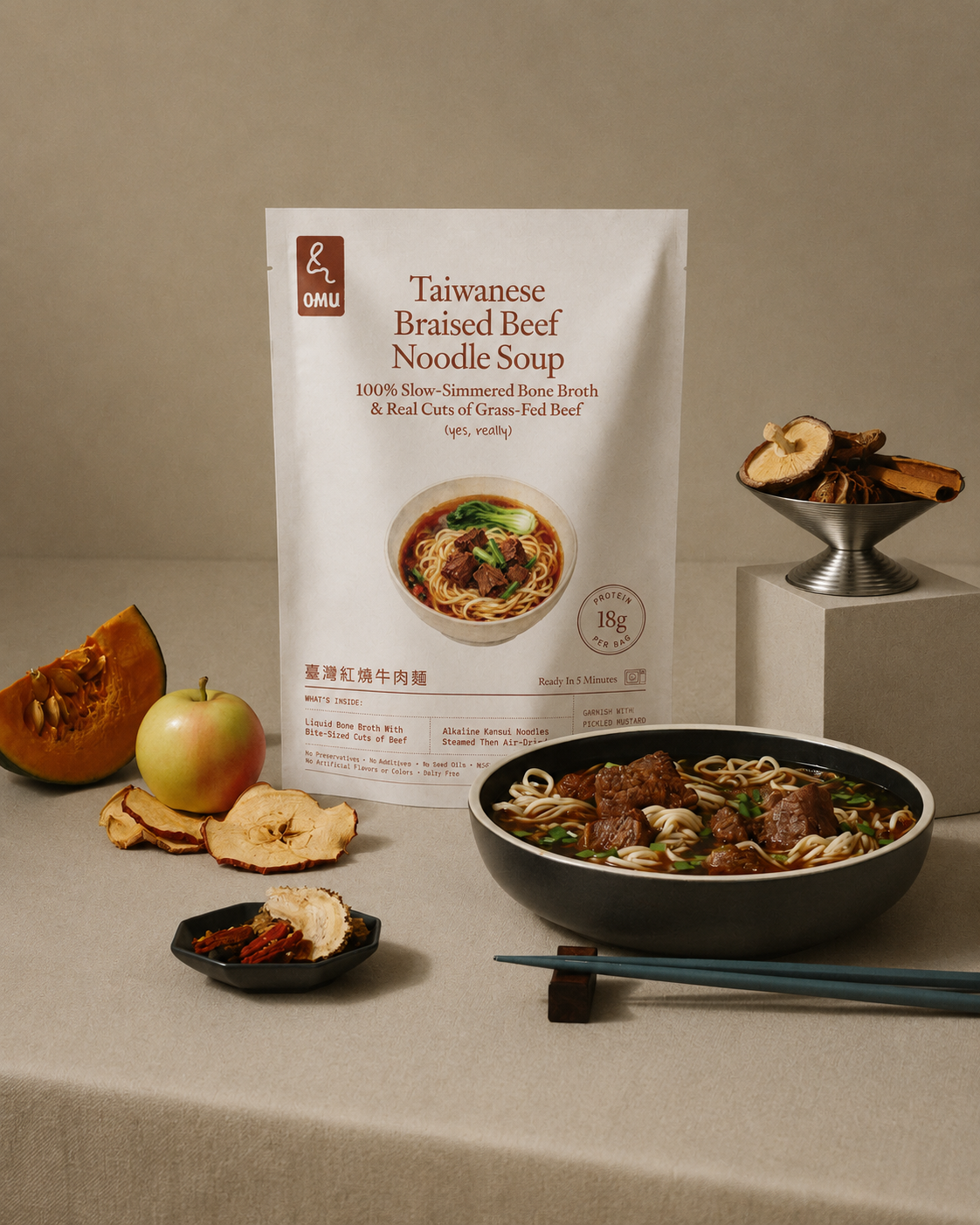 Taiwanese Braised Beef Noodle Soup